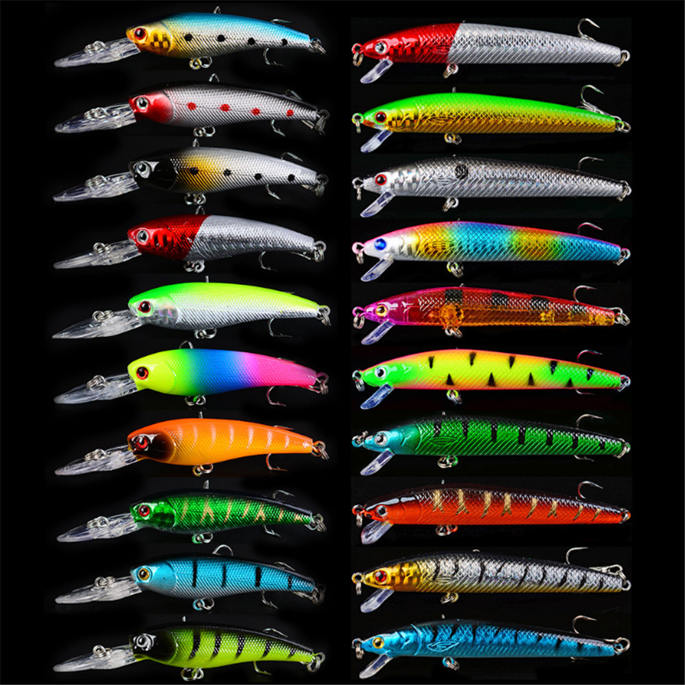 Marine Salt Mix - 20 pz/lotto Minnow Esche Da Pesca