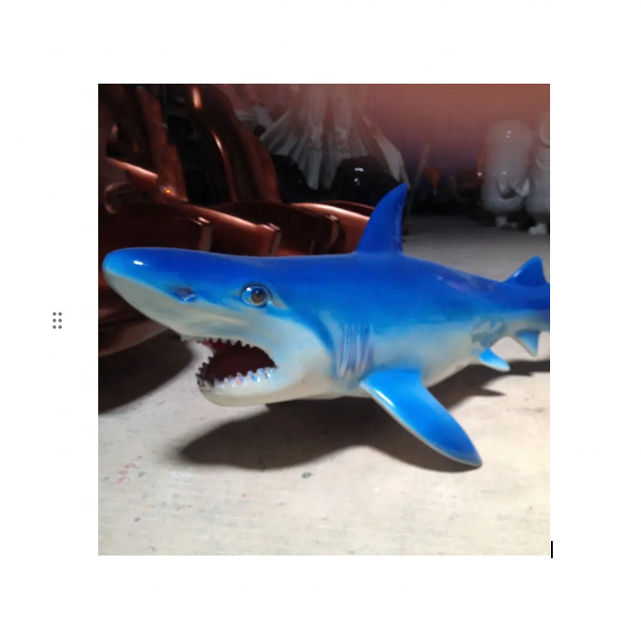 Aquarium Marine Park - Statua di Squalo Personalizzata con Design