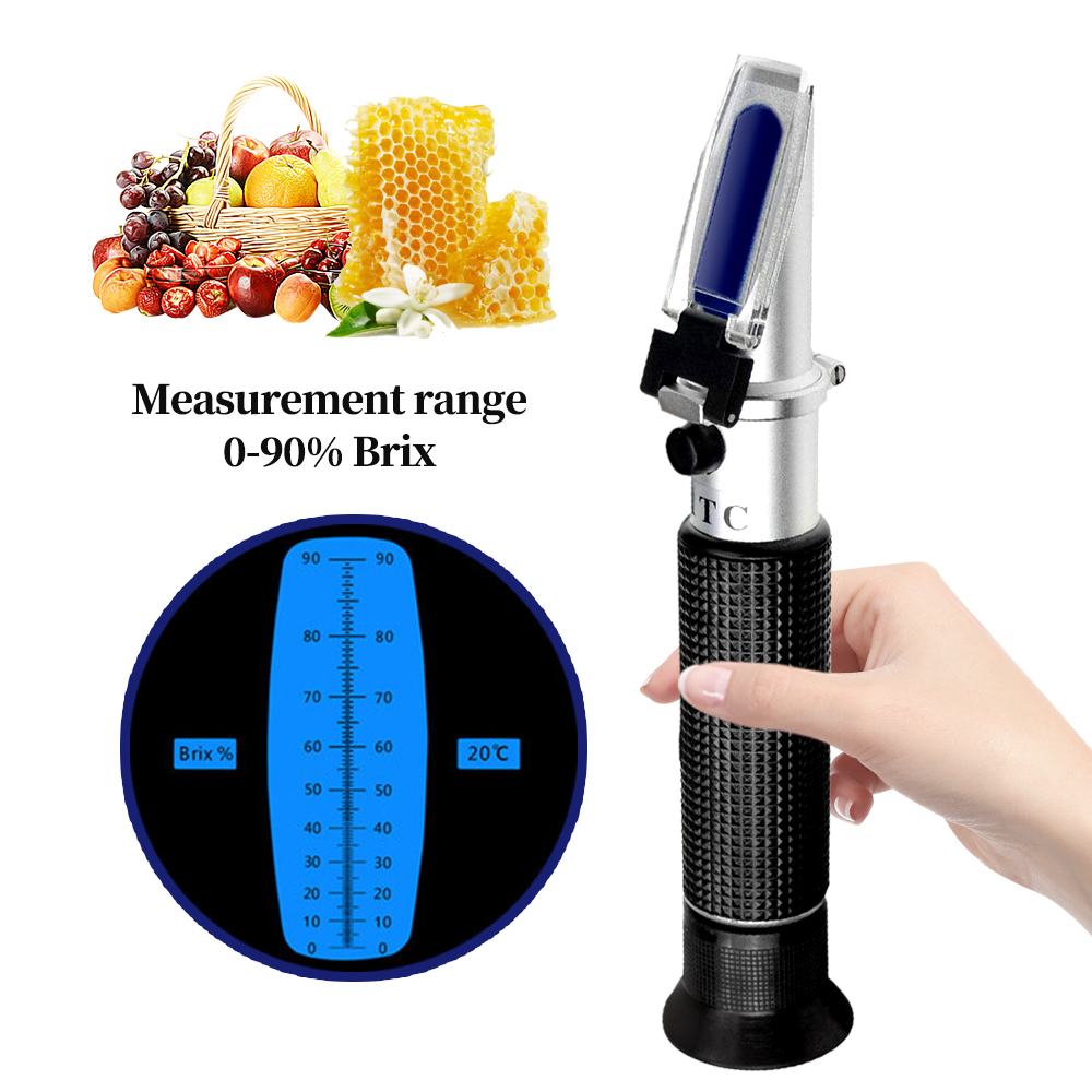 Marine Aquarium Refractometer - Rifrattometro per zucchero 0-90% rifrattometro Brix