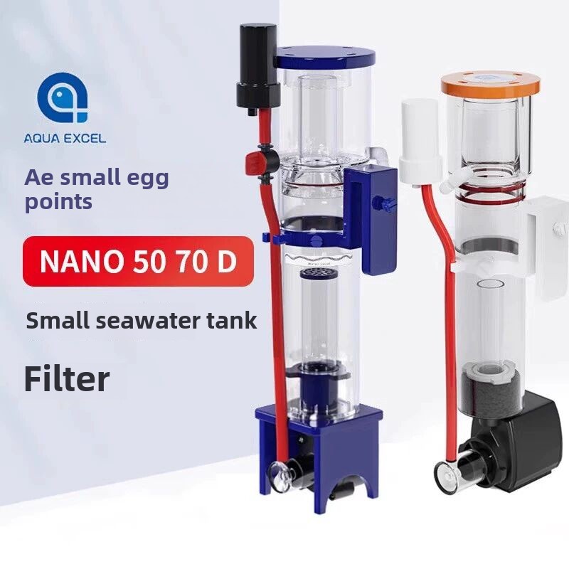 Marine Aquarium Protein Skimmer - 110-240V Aqua Excel Nano 40D 50D