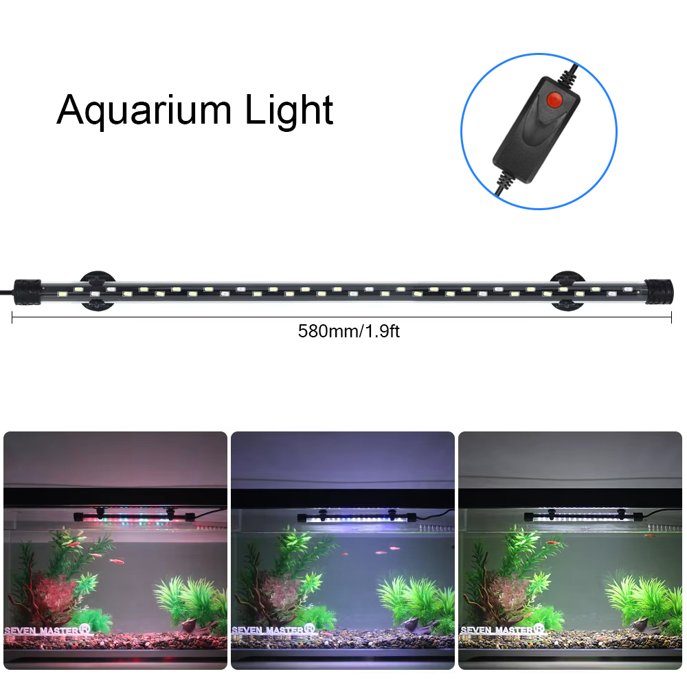 Aquarium Marine Light - 58CM Acquario Luce LED Pianta Coltiva
