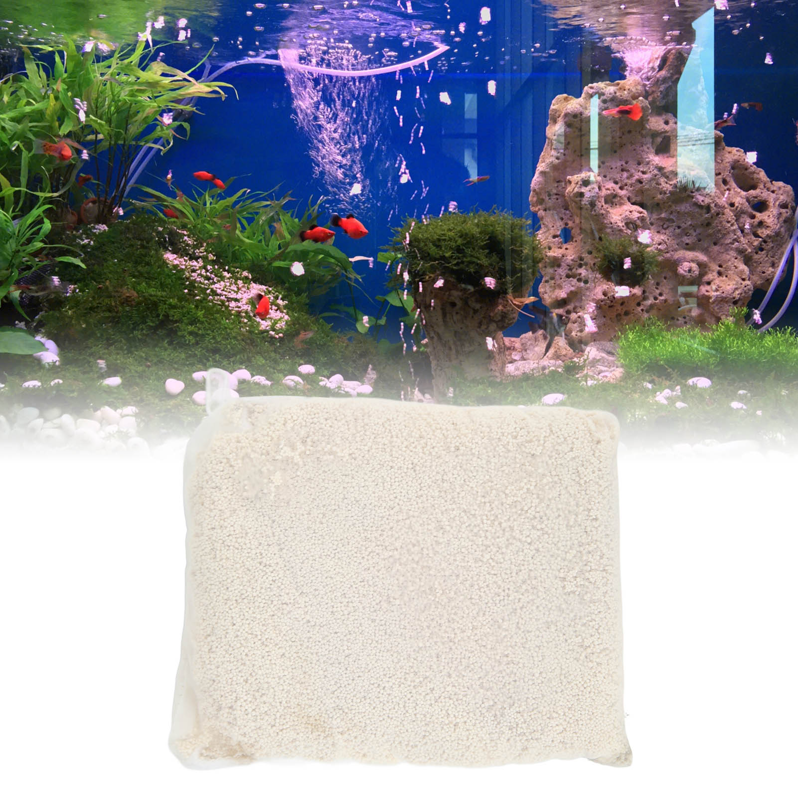 Marine Aquarium Water Change - Resina per filtro per pesci Resina