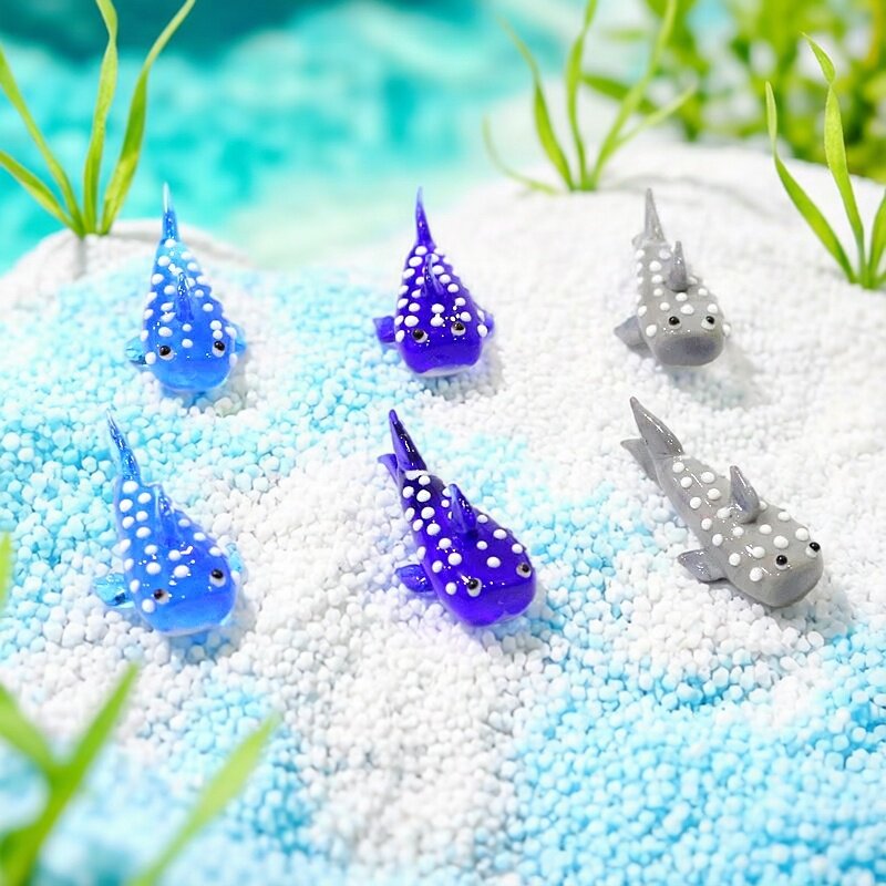 Marine Aquarium Japan - Statuetta di Squalo in Vetro Miniatura,