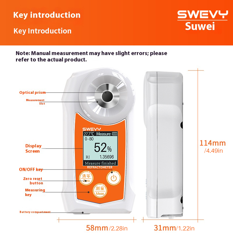 SWEVY SW80S/SW85S Misuratore d - Marine Aquarium Refractometer recensione e prezzo