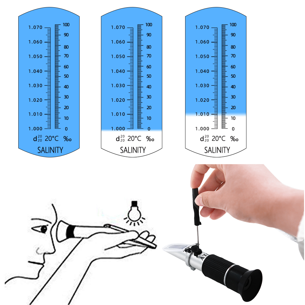 Rifrattometro di salinità port - Marine Aquarium Refractometer recensione e prezzo
