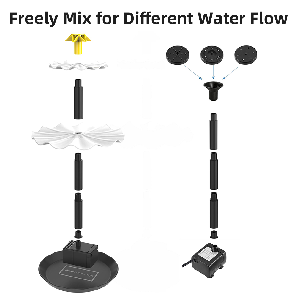 Pompa per fontana solare per v - Aquarium Marine Light recensione e prezzo