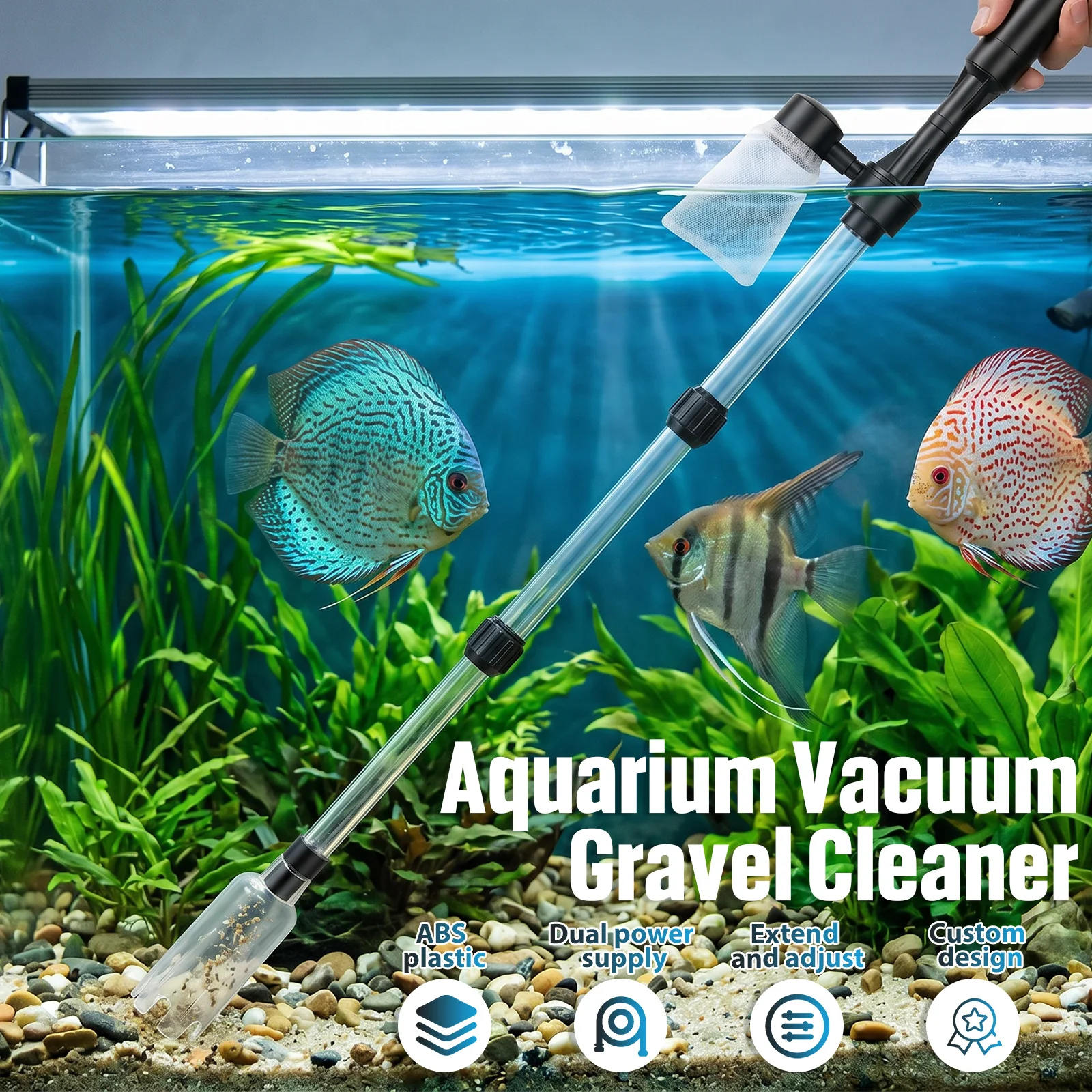 Aspiratore per Acquario 3 in 1 - Marine Aquarium Water Change recensione e prezzo