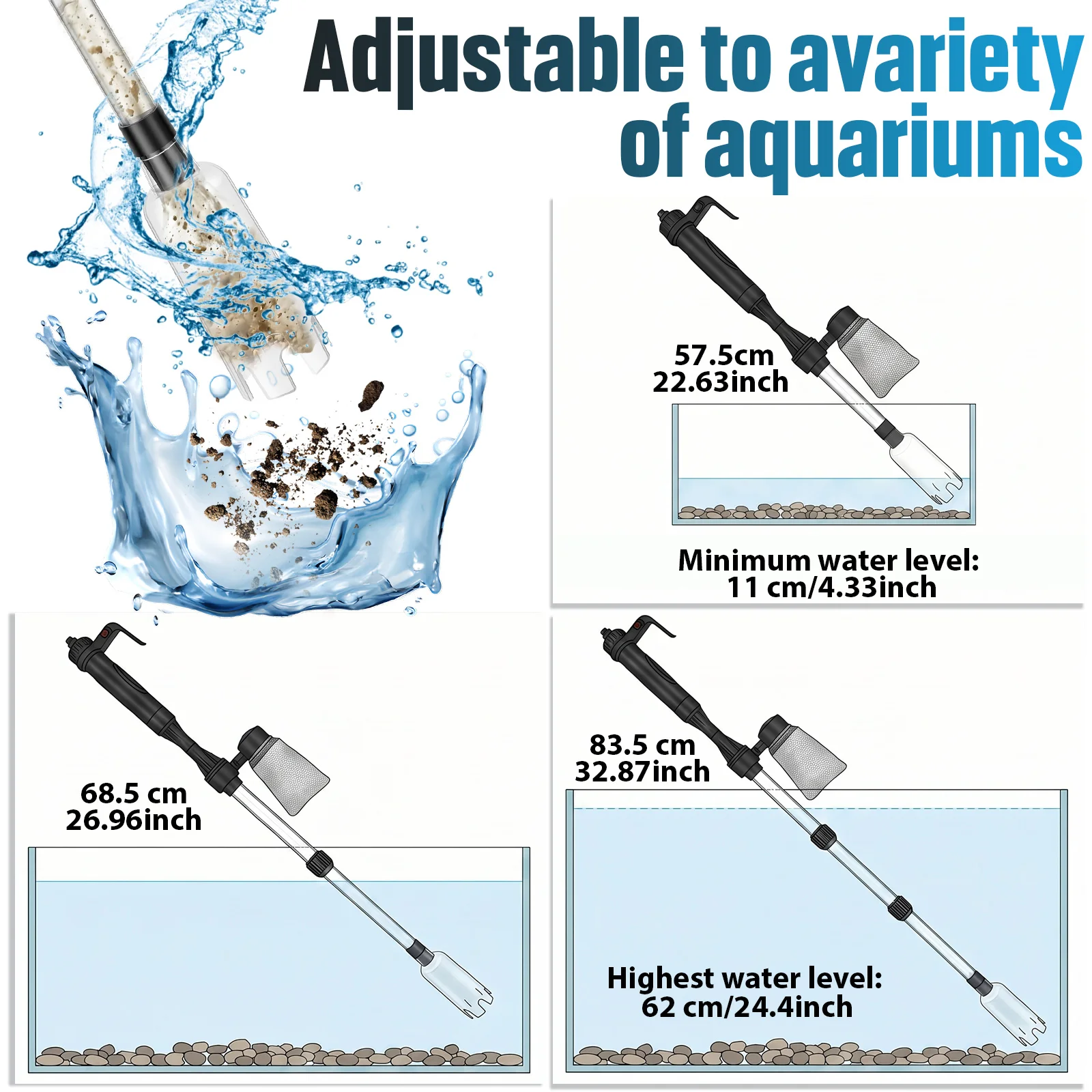 Aspiratore per Acquario 3 in 1 - Marine Aquarium Water Change recensione e prezzo