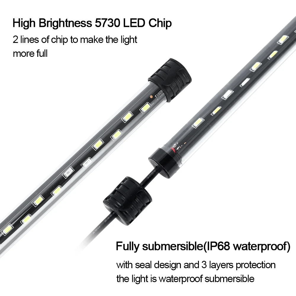58CM Acquario Luce LED Pianta  - Aquarium Marine Light recensione e prezzo