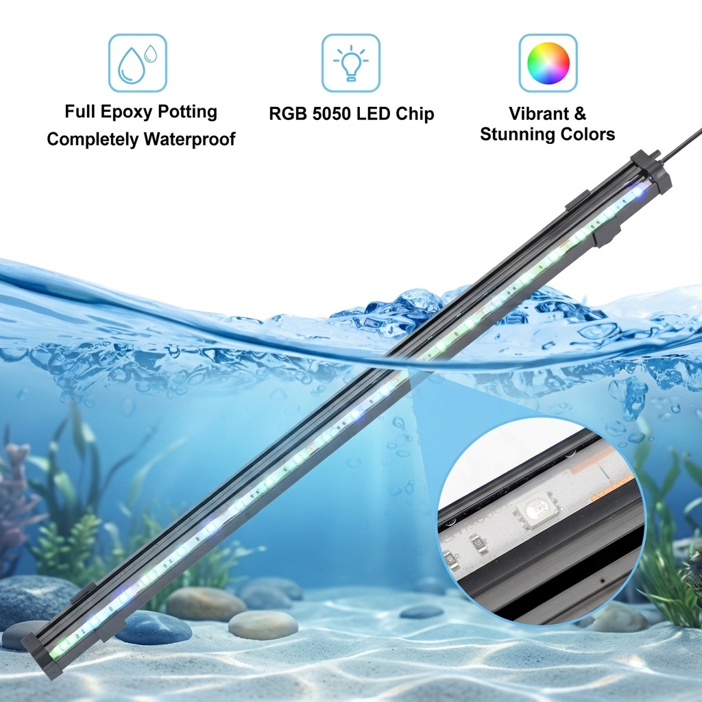 Lampada LED USB per Acquario c - Aquarium Marine Light recensione e prezzo